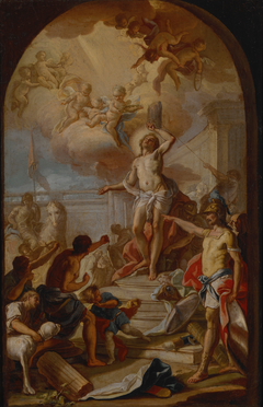 The Martyrdom of St. Sebastian by Giacinto Diano