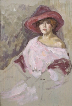 The Mauve Hat (?) by Arthur Studd