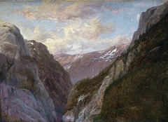 The Mountain Jordalsnuten in Sogn by Thomas Fearnley