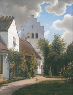 The Parsonage in Greve by Vilhelm Kyhn