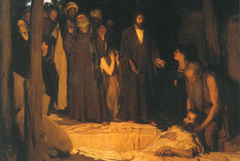 The Raising of Lazarus by Henry Ossawa Tanner