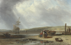 The Sands at Honfleur by Richard Hume Lancaster