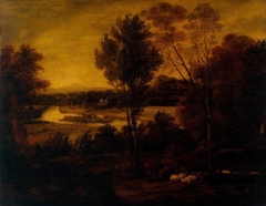 The Thames from Richmond Hill by Joshua Reynolds