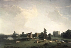The West Front of Shugborough by Nicholas Thomas Dall