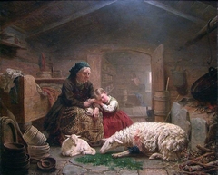 The wounded Lamb by Knud Bergslien