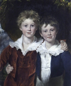 Thomas William Coke, later 2nd Earl of Leicester KG (1822-1909) and his Brother the Hon. Edward Keppel Coke (1824-1889) by Samuel Lane