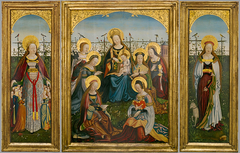Triptych of the Virgin and Child with Saints by Anonymous