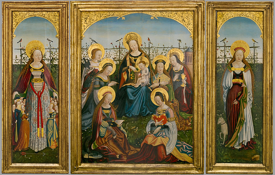 Triptych of the Virgin and Child with Saints