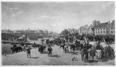 Übergang des II. bayerischen Korps über die Seine bei Corbeil am 17. September 1870 by Heinrich Lang