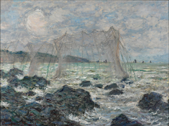 The Nets in Pourville by Claude Monet