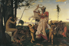 Anacréon, Bacchus et l'Amour by Jean-Léon Gérôme