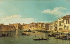 Venice: The Canale di Santa Chiara by Canaletto