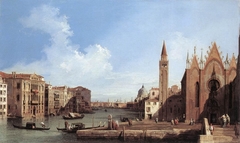 Venice: The Grand Canal from the Carità towards the Bacino by Canaletto