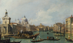 Venice: The Grand Canal from the Salute towards the Carità by Canaletto