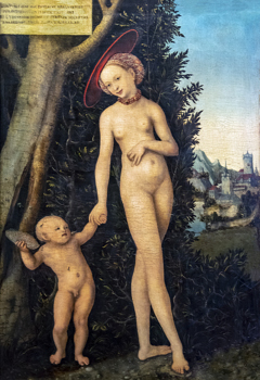 Venus and Cupid by Lucas Cranach the Elder and Workshop