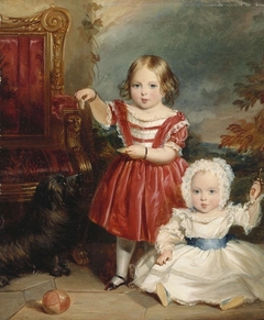 Victoria, Princess Royal and Albert Edward, Prince of Wales by Thomas Musgrave Joy