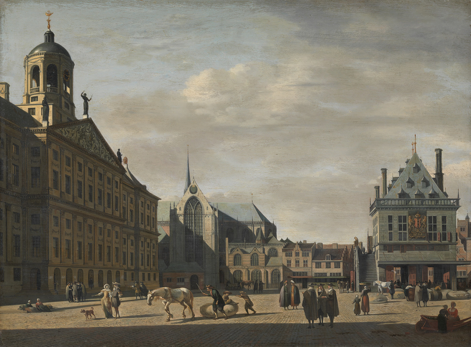 View of Dam Square, with the Old Weigh House