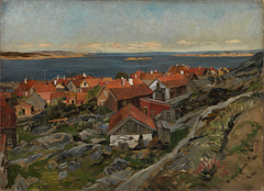View of Nevlunghavn by Gerhard Munthe
