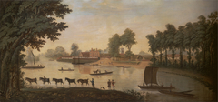 View of Shepperton on the River Thame by Anonymous