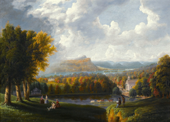 View of the Hudson River from Tarrytown by Robert Havell