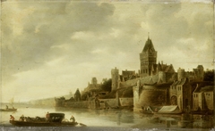 View of the Valkhof in Nijmegen by Frans de Hulst