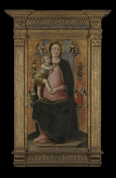 Virgin and Child Enthroned by Antonio Vivarini