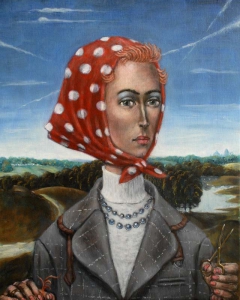 Vivienne with scissors by Frans Franciscus