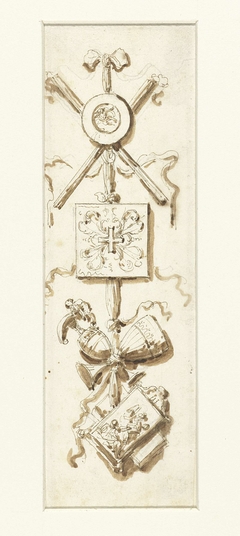 Wierookvaasje met adelaarskop by Etienne de Lavallée-Poussin