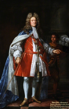 William Cavendish, 1st Duke of Devonshire, 4th Earl of Devonshire, KG, PC, (1640-1707) by attributed to John Closterman