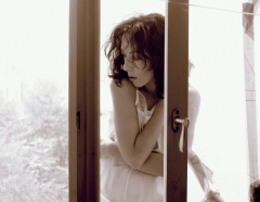 Woman at Window by Mariangela Gindi Bellesis