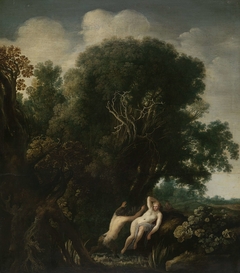 A Bathing Nymph Taken by Surprise by a Satyr