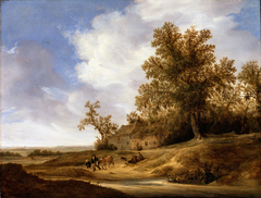 A Road near Cottage by Jacob van Moscher
