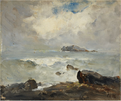 A Rocky Coast by Nathaniel Hone the Younger