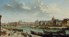 A View of Paris with the Île de la Cité by Nicolas-Jean-Baptiste Raguenet