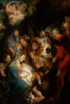 Adoration of the shepherds by Jacob Jordaens