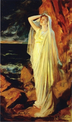 Aino Ackté as Alcestis on the Banks of the Styx, Role Portrait by Albert Edelfelt