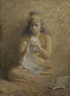 Algerian woman by Adolf Meckel von Hemsbach