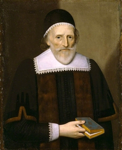 An Unknown Old Man in a Black Skull-cap holding a Book (later called Mr Altham, Common Councilman) by Anonymous