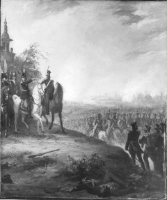 Anno 1831. De prins van Oranje voor Leuven by Hendrik Albert van Trigt