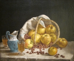 Basket of Fruit by John F Francis