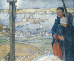 Brittany: 1914 by Edward Reginald Frampton