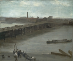 Brown and Silver: Old Battersea Bridge by James McNeill Whistler