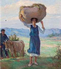 Campesina vasca by Francisco Maura y Montaner