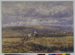 Carting Home the Plough by David Cox Jr