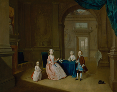 Children in an Interior by Arthur Devis