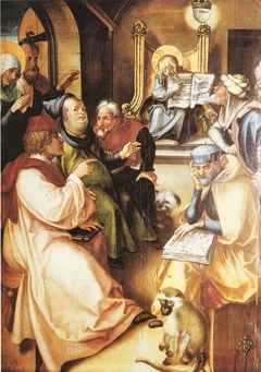 Christ among the Doctors by Albrecht Dürer
