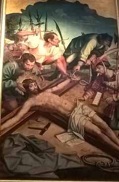 Christ to be nailed to the cross by Jorge Afonso