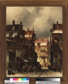 Cityscape in Winter by Charles Leickert