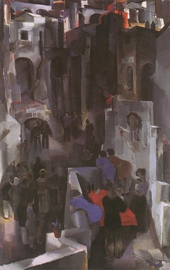 Concert in the Square by Vilmos Aba-Novák