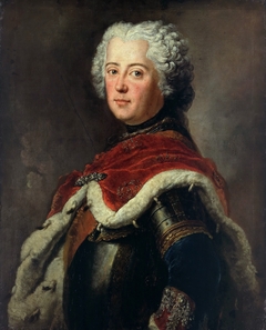 Crown prince Frederik de Great in Armour by Antoine Pesne